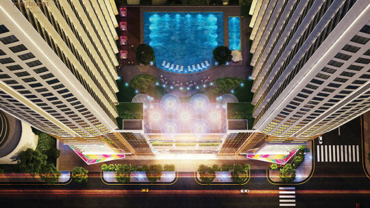 Gold Coast Nha Trang / 02 Bedrooms / City View / 61 m² / $725 (17 mils) / S1405