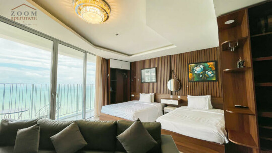 Panorama Nha Trang / Studio / Seaview Bathtub - 02 Double Beds / 59m2 / B2510