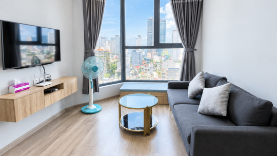 Hud Building Nha Trang / Hướng Phố / 02 Phòng Ngủ / 60m² /17 Triệu