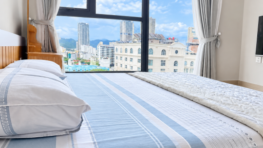 2BR Apartment for Rent HUD Building Nha Trang / City View / VND 17M