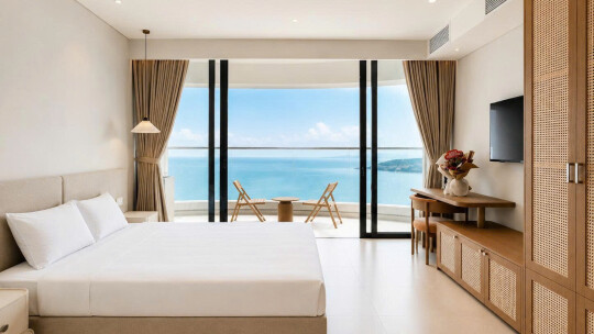 THE PARAMOUNT NHA TRANG / Hướng biển / 54.5m² / 1 Phòng ngủ / 22 triệu