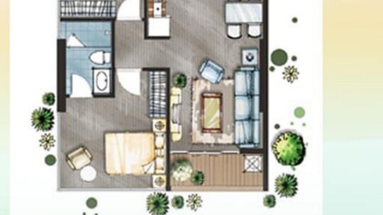 SANHOME NHA TRANG/ View biển/ 2 Phòng ngủ/ 65m²/ từ 45 Triệu