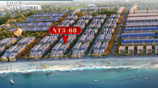 Vinhomes Pearl Bay Phú Quý Nha Trang/ NT3-68/ Phân khu Ngọc Trai/ Thô nhà ở/ 272.6 m²/ 54 Triệu